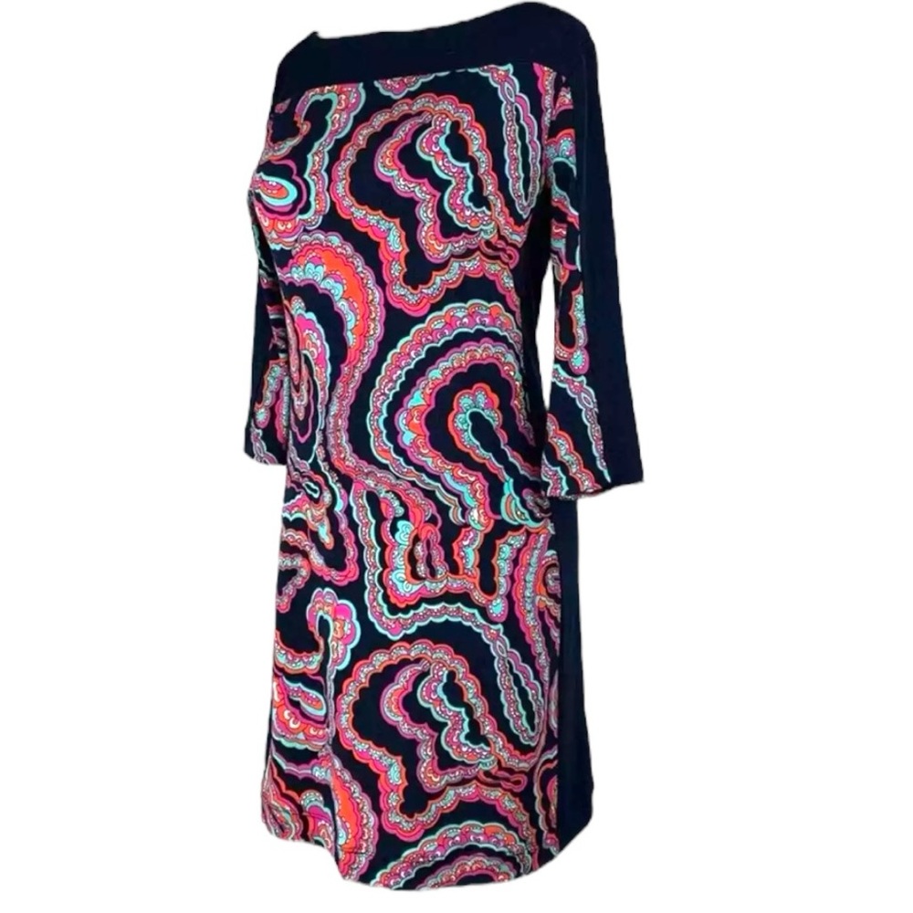 Banana Republic Paisley Sheath Dress Size M